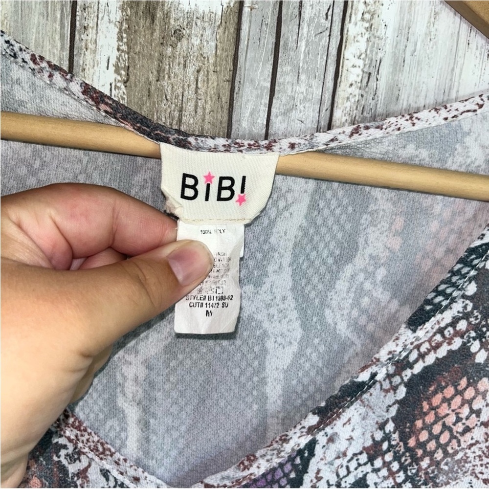 Bibi Snake Skin Combo Blouse - Picture 5 of 5